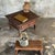 Small Antique Indonesian Teak Writing Table, 1930s For Sale - Image 10 of 11