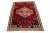 Islamic Vintage Hamadan Designed Wool Rug in Red - 3′4″ × 5′ For Sale - Image 3 of 7