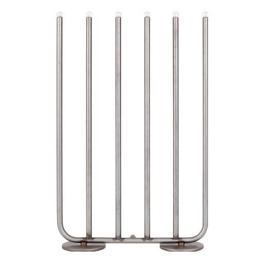 Large Raw Iron December Table Lamp by Sabina Grubbeson for Konsthantverk For Sale