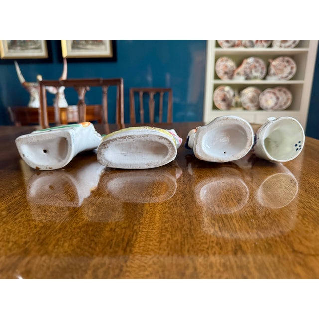 Late 19th Century Staffordshire Figurines - Set of 4 For Sale - Image 10 of 10