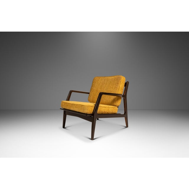 Introducing an ultra-rare Model 596 Lounge Chair in solid Beech originally designed by the renowned Lawrence Peabody for...