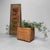 Highly decorative vintage Japanese bamboo basket, dating from the 1950s, handwoven in a sturdy rectangular form....
