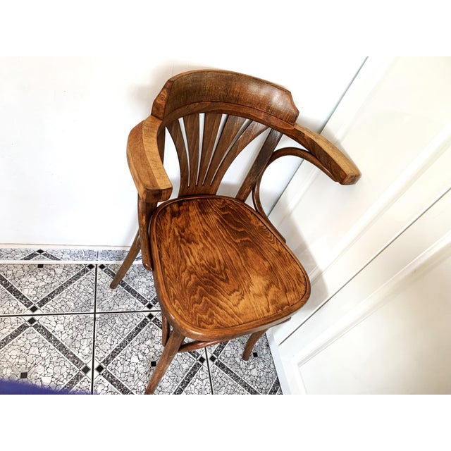 Bentwood Bistro Armchair, 1950s For Sale - Image 13 of 18