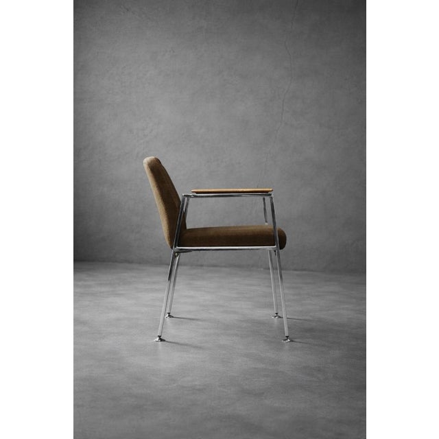 Mid-Century Modern German Brown Conference Chair from Drabert, 1970s For Sale - Image 16 of 18