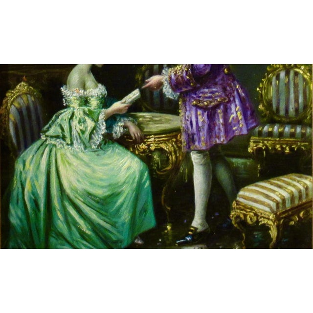 Green Miguel Montaner The Letter, c.1970 For Sale - Image 8 of 12