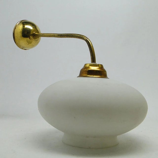 Art Deco Style Wall Lamp, Poland, 1950s For Sale - Image 6 of 8