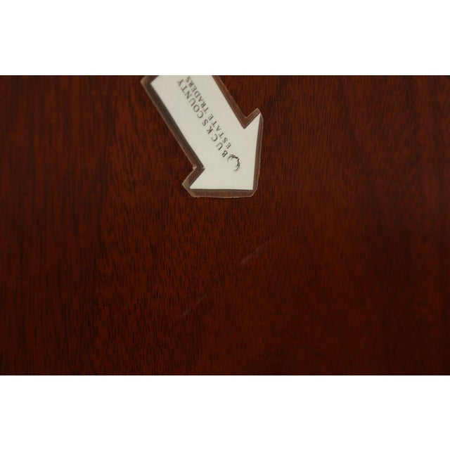 Kindel Winterthur Reproduction Mahogany Secretary Desk For Sale - Image 17 of 18