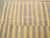 Gold Galerie Shabab Collection Mid-20th Century Handmade Turkish Striped Flat-Weave Kilim Accent Rug For Sale - Image 8 of 10