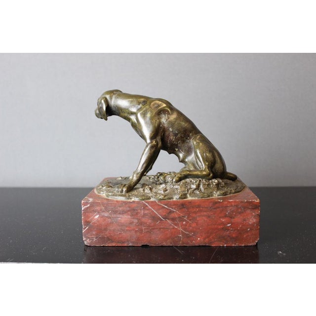19th Century Bronze Hunting Dog Figurine For Sale - Image 3 of 14