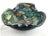 1960s Mid 20th Century Avem Tutti Frutti Dino Martins Black Aventurine Murano Glass Bowl For Sale - Image 5 of 8