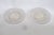 Mid-Century Modern Anchor Hocking Moonstone Clear Opalescent Hobnail 1940s Plates 2pc Pair 5138b For Sale - Image 3 of 9