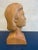 Late 20th Century Vintage Hand Carved Wooden Figural Bust For Sale - Image 5 of 9