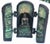 Asian Vintage Mid-Century Tibetan Folding Buddhist Triptych Shrine Altar Cast Bronze-Verdigris For Sale - Image 3 of 10