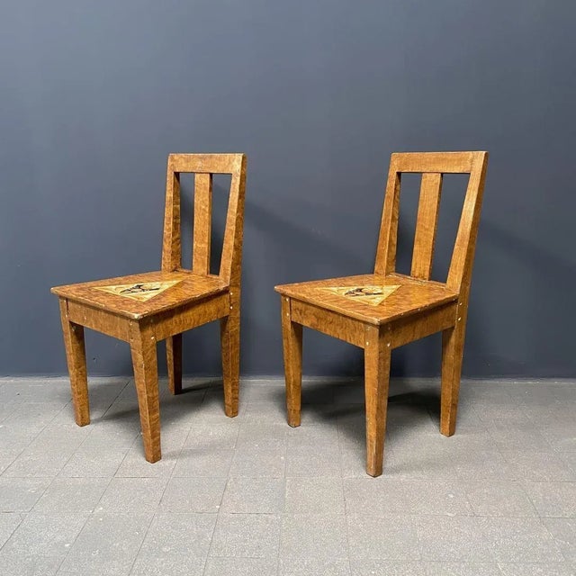 Set of Swedish Painted Side Chairs, 1930s For Sale - Image 9 of 18