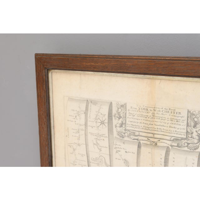 Map of the York to Weft-Chester Road, 1700s For Sale - Image 4 of 7