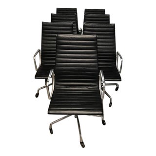 Eames by Herman Miller Aluminum Group Executive Chairs - Set of 7 For Sale