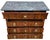 Louis Philippe Commode in Walnut and Burr Walnut with Black Marble Top, 1890s For Sale - Image 10 of 13
