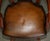 Wood Vintage Brown Leather Captains Directors Chair For Sale - Image 7 of 18