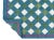 Casa Cosima Handmade Cotton Vegetable Dyed Checked Gingham Area Rug Teal Blue With Cream and Forest Green - 8'x10' For Sale - Image 4 of 10