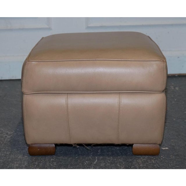 Ottoman in Brown Leather from Multiyork For Sale - Image 16 of 18