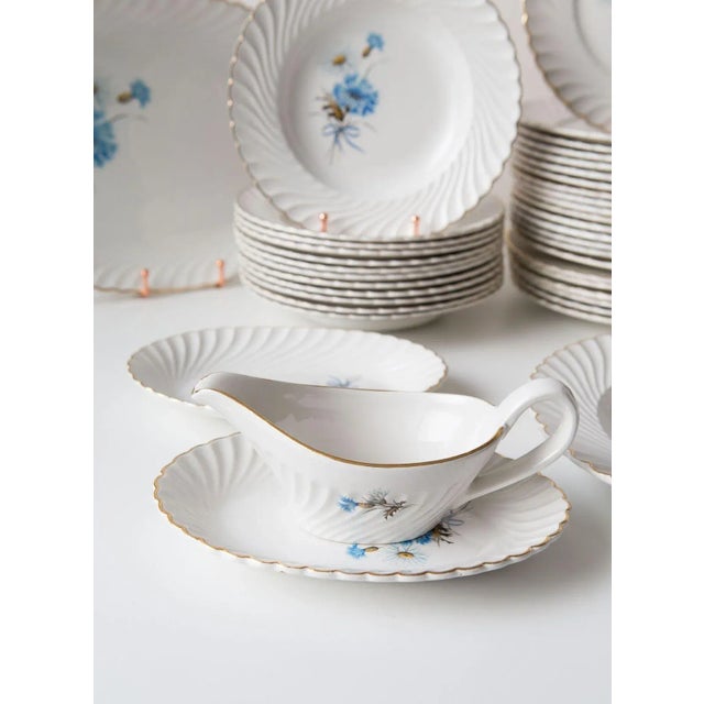 Ceramic French Ceramic Dishware from Luneville, Set of 39 For Sale - Image 7 of 9