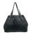 Bottega Veneta Black Woven Leather Handbag Tote in fair condition. Signature basket weave Black leather exterior trimmed...