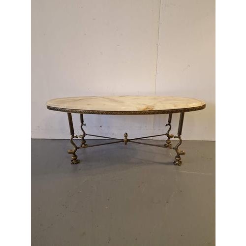 Coffee Table with Onyx For Sale - Image 6 of 7