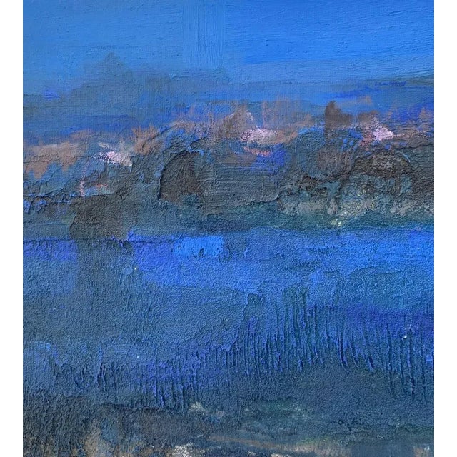 Contemporary Katarzyna Zwolinska, Nocturne, Mixed Media Painting, 2019 For Sale - Image 3 of 5