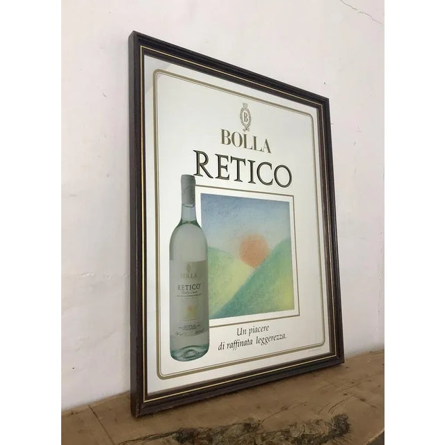 Vintage Italian Bolla Retico Wine Mirror For Sale - Image 13 of 13