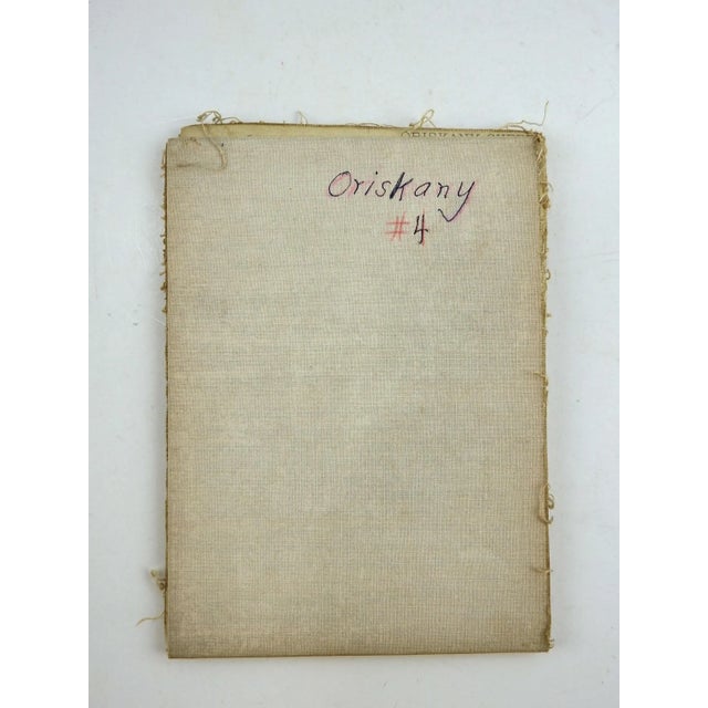 Oriskany, Rome, New York quadrant circa 1895 US Geological Survey topographical folding map on Linen. Meant to be carried...