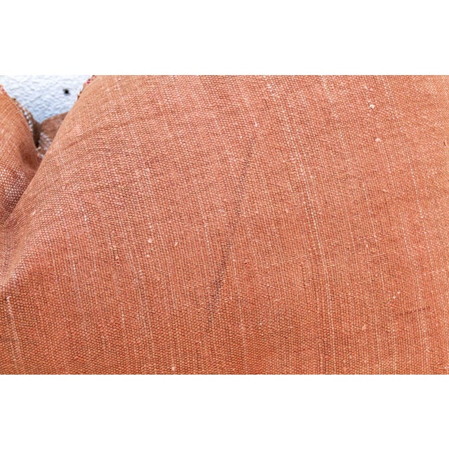 Textile Saffron Diamond Oversized Lumbar Moroccan Pillow For Sale - Image 7 of 9