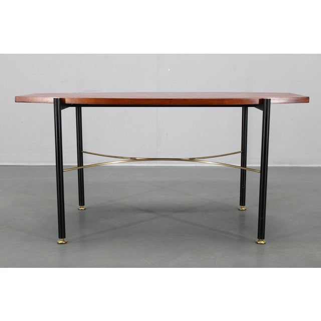 Vintage Italian Coffee Table with Teak Veneer, 1970s For Sale - Image 9 of 18