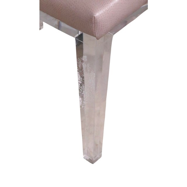 2000 - 2009 Set of Four Lucite Dining Chairs by Safavieh Couture For Sale - Image 5 of 17
