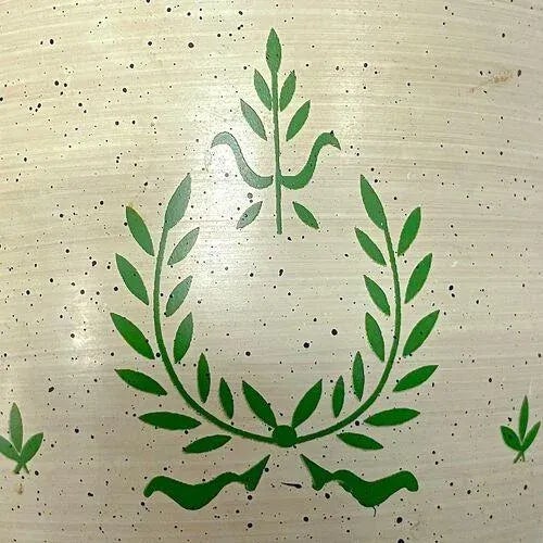 Early 20th Century Vintage Tole Leaf Lidded Chestnut Urn For Sale - Image 5 of 5