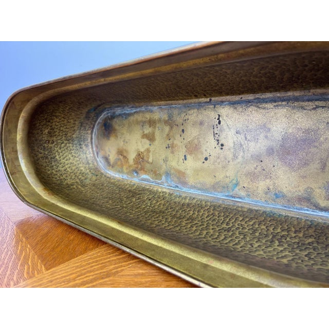 Vintage Style Brass Jardiniere with Handles For Sale - Image 16 of 18