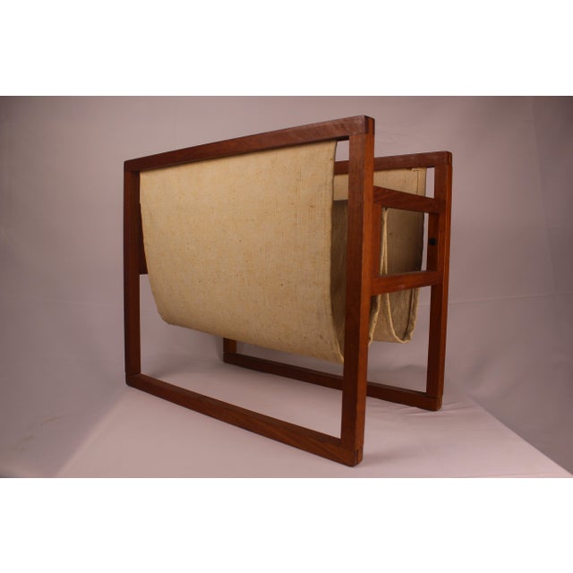Wood 1960s Newspaper/Magazine Stand by Henning Wind-Hansen for Sika Møbler For Sale - Image 7 of 7