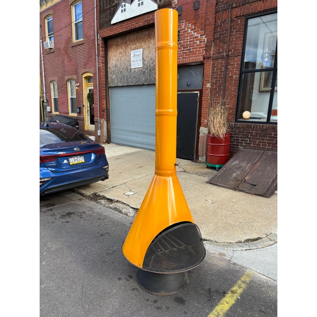 Malm Enamel Fireplace For Sale - Image 4 of 11