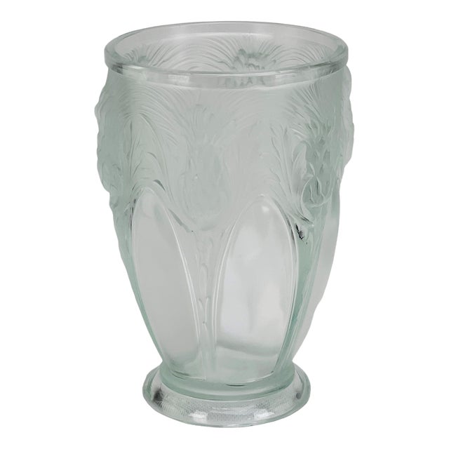 Art Deco Les Chardons Vase, France, 1934 For Sale