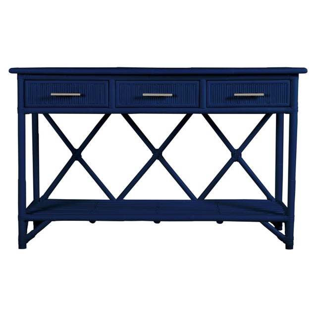 Not Yet Made - Made To Order Aruba Sideboard - Navy Blue For Sale - Image 5 of 5