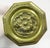 French style brass octagon and round shaped door knobs. Priced as a pair of knobs with a spindle. Good condition with...