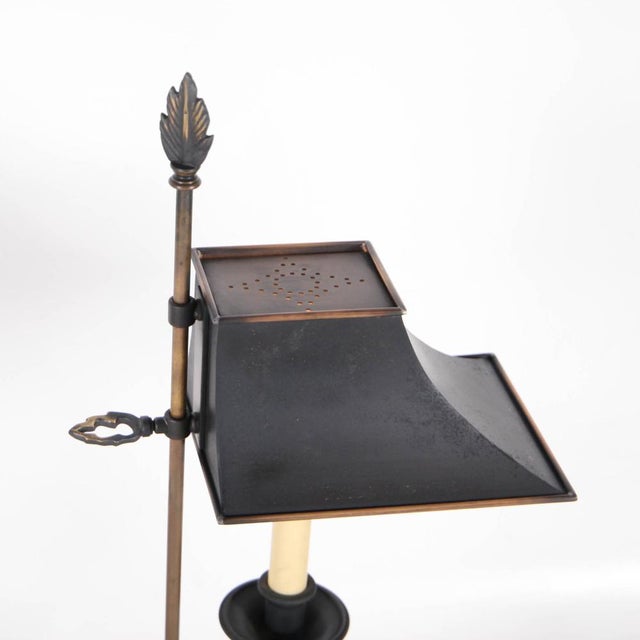 Vintage Brass Table Lamps, 1940s, Set of 2 For Sale - Image 3 of 12
