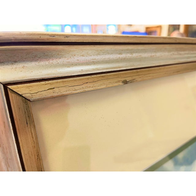 Original Stephen Smalzel Framed Watercolor Painting 'Rocky Mountain Landscape' For Sale - Image 12 of 13