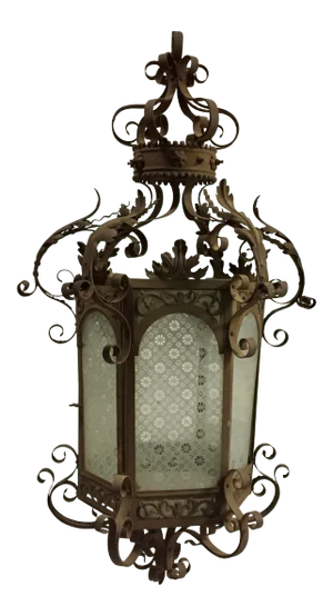19th Century Moroccan Style Iron Lantern