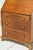 Vintage Georgian Revival Flame Mahogany Secretary Desk Bookcase With Glass Doors, Circa 1940s–1950s For Sale - Image 10 of 18