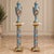 Make a striking statement with this grand decorative vase and pedestal, featuring an elegant combination of celestial...