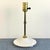 Vintage Milk Glass and Brass Lamp For Sale - Image 4 of 4