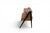 This 1960s Swedish teak shelf pairs warm wood surfaces with striking black uprights, a graphic contrast that gives the...