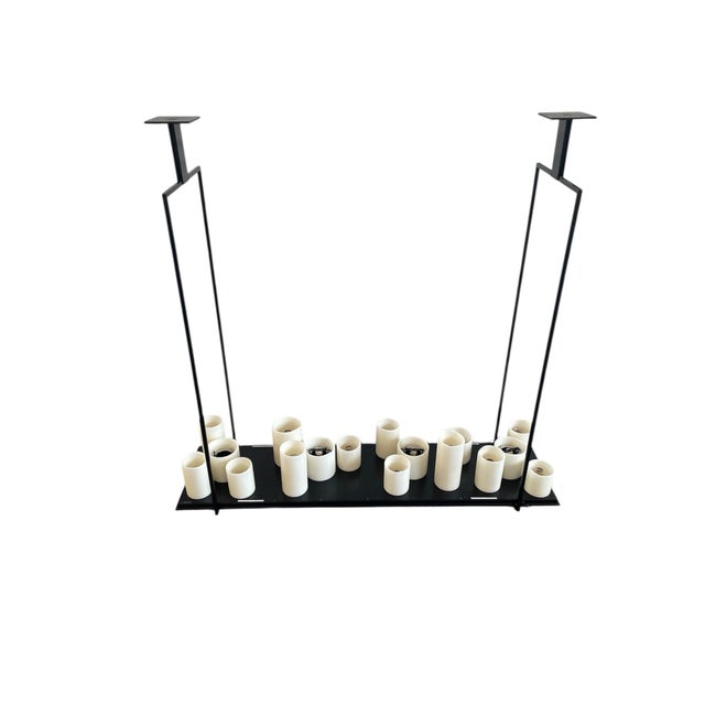 Contemporary Kevin Reilly for Holly Hunt Candle Altar Chandelier For Sale - Image 3 of 11