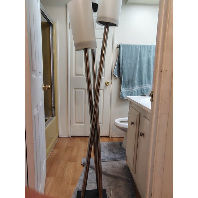George Kovacs 1980's George Kovacs Three Light Floor Lamp, Unmarked For Sale - Image 4 of 4