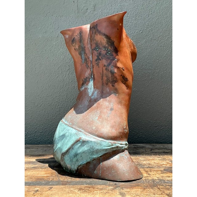 Bronze Vintage Figurative Bronze Sculpture For Sale - Image 8 of 12